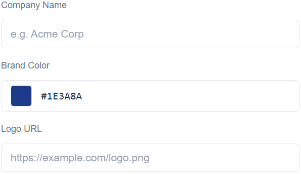 White-label settings for Asana PDF reports